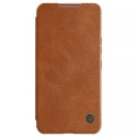 Nillkin Qin Leather Pro Case Case For Samsung Galaxy S22 Camera Protector Holster Cover Flip Cover Marron