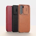 Nillkin Qin Leather Pro Case Case For Samsung Galaxy S22 Camera Protector Holster Cover Flip Cover Marron