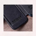 Nillkin Qin Leather Pro Case Case For Samsung Galaxy S22 Camera Protector Holster Cover Flip Cover Marron