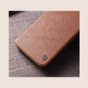 Nillkin Qin Leather Pro Case Case For Samsung Galaxy S22 Camera Protector Holster Cover Flip Cover Marron