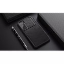 Nillkin Qin Leather Pro Case Case For Samsung Galaxy S22 Camera Protector Holster Cover Flip Cover Noir