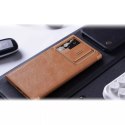 Nillkin Qin Leather Pro Case Case For Samsung Galaxy S22 Ultra Camera Protector Holster Cover Flip Cover Noir