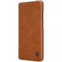 Nillkin Qin Leather Pro Case Cover pour Samsung Galaxy S22 Ultra Camera Protector Holster Cover Flip Cover Marron