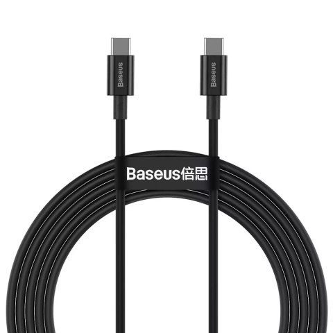 Baseus Superior USB Type C - Câble USB Type C Charge rapide / Power Delivery / FCP 100W 5A 20V 2m noir (CATYS-C01)