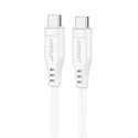 Câble Acefast USB Type C - USB Type C 1.2m, 60W (20V / 3A) blanc (C3-03 blanc)