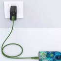 Câble Acefast USB Type C - USB Type C 1.2m, 60W (20V / 3A) vert (C2-03 oliver green)