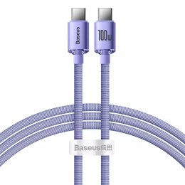 Câble Baseus Crystal Shine Series Câble USB pour une charge et un transfert de données rapides USB Type C - USB Type C 100W 1,2 