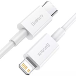 Câble Baseus Superior USB Type C - Puissance Lightning 20 W 1 m Blanc (CATLYS-A02)