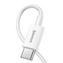 Câble Baseus Superior USB Type C - Puissance Lightning 20 W 1 m Blanc (CATLYS-A02)