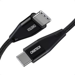 Câble Choetech Câble USB Type C - Alimentation USB Type C 60W 3A 1.2m noir (XCC-1003)