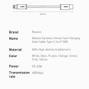 Câble de données à charge rapide Baseus Dynamic Series USB Typ C - Alimentation par Lightning 20W 1m orange (CALD000007)