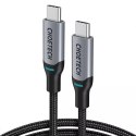 Choetech 2x USB Type C - Câble de données de charge USB Type C Power Delivery 100W 5A 1,8m noir (MIX00073)
