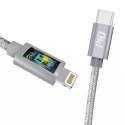 Dudao USB Typ C - Lightning Power Delivery 45W 1m cable gray (L5Pro grey)