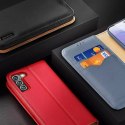 Étui type bibliothèque en cuir véritable Dux Ducis Hivo pour Samsung Galaxy S22+ (S22 Plus) rouge