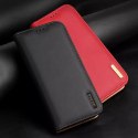 Étui type bibliothèque en cuir véritable Dux Ducis Hivo pour Samsung Galaxy S22+ (S22 Plus) rouge