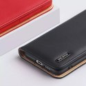 Étui type bibliothèque en cuir véritable Dux Ducis Hivo pour Samsung Galaxy S22 rouge