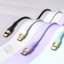 Joyroom Liquid Silicone USB Type C - Câble de chargement / données USB Type C PD 100W 1,2m blanc (S-1250N18-10)