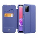 DUX DUCIS Skin X Etui type Bibliothèque pour Samsung Galaxy A03s bleu