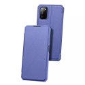 DUX DUCIS Skin X Etui type Bibliothèque pour Samsung Galaxy A03s bleu