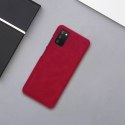 Étui en cuir Nillkin Qin pour Samsung Galaxy A03s rouge