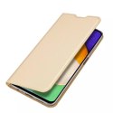 Etui type Bibliothèque Dux Ducis Skin Pro pour Samsung Galaxy A03s doré