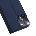 Étui type bibliothèque Dux Ducis Skin Pro pour iPhone 13 mini bleu