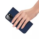 Étui type bibliothèque Dux Ducis Skin Pro pour iPhone 13 mini bleu