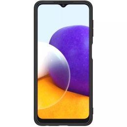 Nillkin Textured Case étui renforcé durable avec cadre en gel et nylon en arrière Samsung Galaxy A22 4G noir