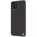 Nillkin Textured Case étui renforcé durable avec cadre en gel et nylon en arrière Samsung Galaxy A22 4G noir