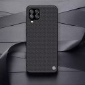 Nillkin Textured Case étui renforcé durable avec cadre en gel et nylon en arrière Samsung Galaxy A22 4G noir