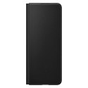 Samsung Housse en Cuir Flip Cover pour Samsung Galaxy Z Fold 3 Flip Case Stand Noir (EF-FF926LBEGWW)