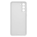 Samsung Silicone Cover étui en silicone Samsung Galaxy S21 FE blanc (EF-PG990TWEGWW)