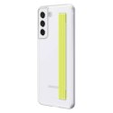 Samsung étui transparent avec sangle pour samsung galaxy s21 fe blanc (ef-xg990cwegww)