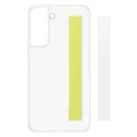 Samsung étui transparent avec sangle pour samsung galaxy s21 fe blanc (ef-xg990cwegww)