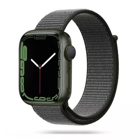 Tech-protect nylon apple watch 4 / 5 / 6 / 7 / 8 / se / ultra (42 / 44 / 45 / 49 mm) dark olive