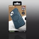 Raptic Clutch Case iPhone 14 avec coque arrière MagSafe bleu