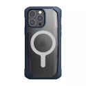 Raptic Secure Case pour iPhone 14 Pro Max avec coque blindée MagSafe bleu