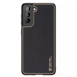 Coque élégante Dux Ducis Yolo en cuir écologique pour Samsung Galaxy S21 FE noir