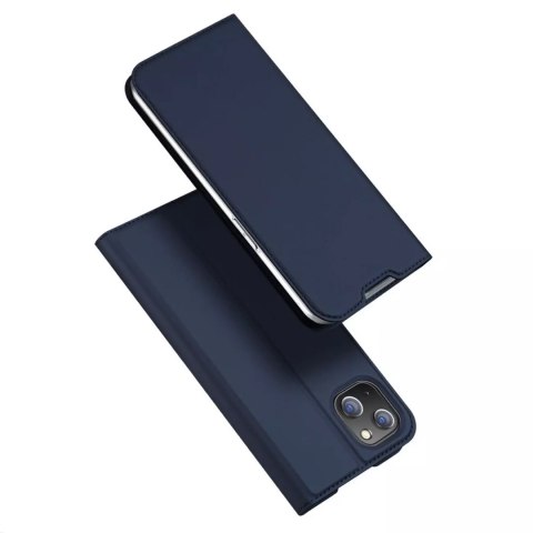 Dux Ducis Skin Pro Holster Flip Cover pour iPhone 14 Plus bleu