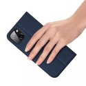 Dux Ducis Skin Pro Holster Flip Cover pour iPhone 14 Plus bleu