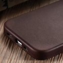 ICarer CH Étui en cuir pour iPhone 13 Pro Max étui en cuir (compatible MagSafe) marron (ALI1210-CO)