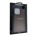 ICarer Leather Oil Wax recouvert de cuir véritable pour iPhone 13 Pro marron (ALI1213-BN)