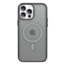 Kingxbar PQY Fluorescence Series Coque magnétique pour iPhone 13 Coque Noir (compatible MagSafe)