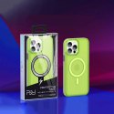 Kingxbar PQY Fluorescence Series Coque magnétique pour iPhone 13 Coque Vert (compatible MagSafe)