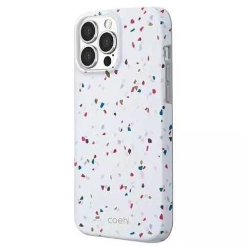 Coque Uniq Coehl Terrazzo iPhone 13 Pro/13 6.1" blanc/blanc naturel