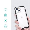 Coque transparente 3en1 pour iPhone 13 mini gel cover avec cadre noir