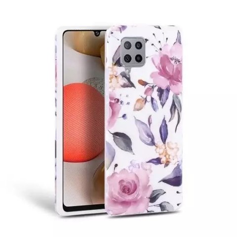 Floral galaxy a42 5g white