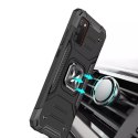 Wozinsky Ring Armor Case Kickstand Tough Rugged Cover pour Samsung Galaxy A03s noir