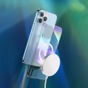 Kingxbar PQY Nebula Series Coque magnétique pour iPhone 13 Pro Max Coque Violet (compatible MagSafe)