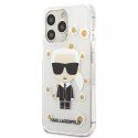 Karl Lagerfeld KLHCP13XHFLT iPhone 13 Pro Max 6,7" przezroczysty/transparent Flower Ikonik Karl